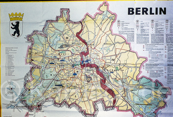 Sehenswürdigkeit -  Berlin-Plan ca. 1966 _Karsten Risch